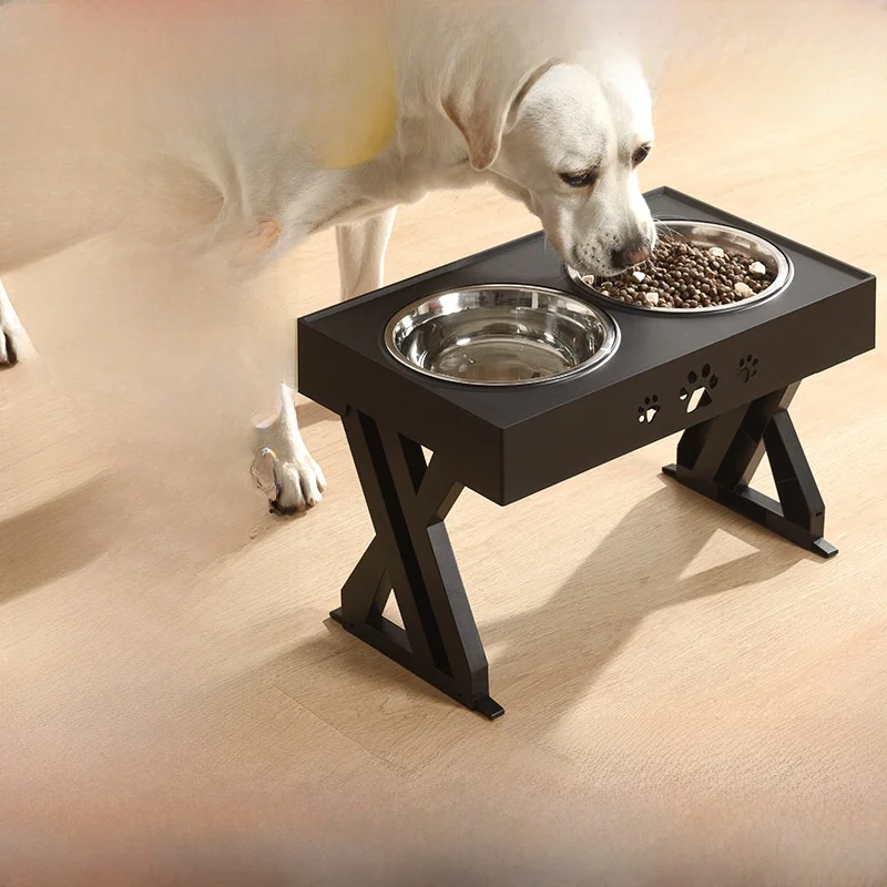 Adjustable Stainless Steel Pet Bowl Dog Bowl Feeder Dog Supplies Dual Bowl Rising Table Dog Bowl for Cats And Dogs
Adjustable Stainless Steel Pet Bowl Dog Bowl Feeder Dog Supplies Dual Bowl Rising Table Dog Bowl for Cats And Dogs