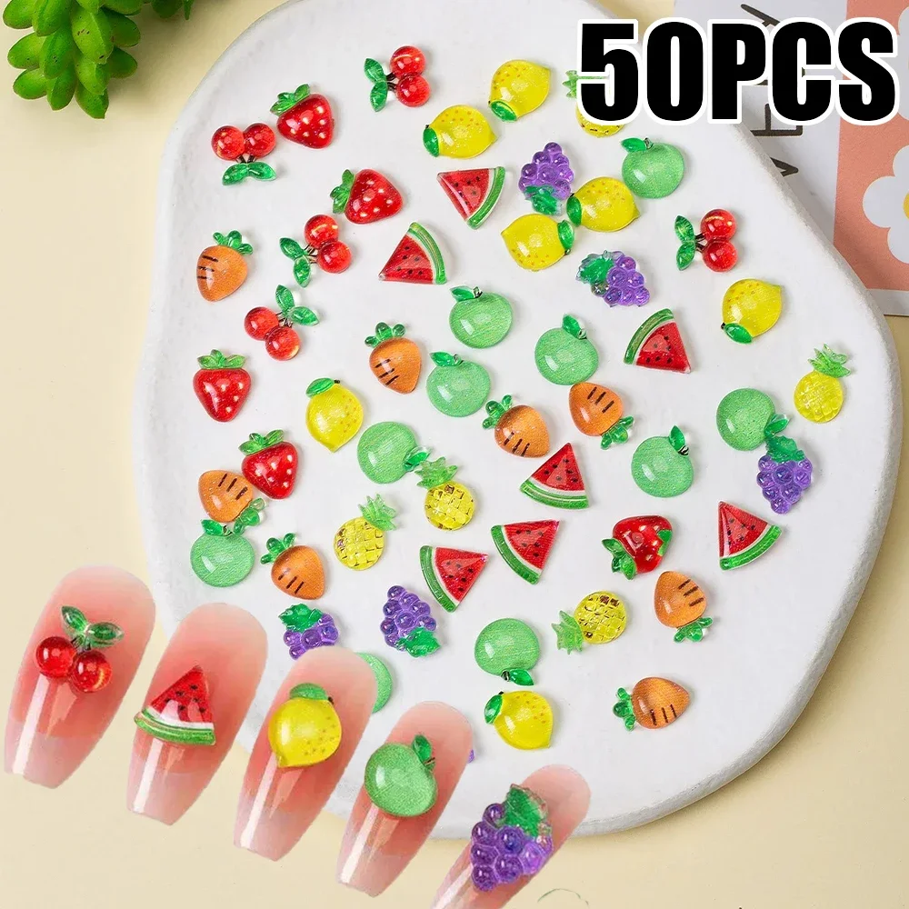 50Pcs Summer Mini Fruit Nail Art Charms 3D 8~9mm Resin Cherry/Strawberry/Grape/Lemon Ornament Flatback Cute DIY Manicure Parts-,
50Pcs Summer Mini Fruit Nail Art Charms 3D 8~9mm Resin Cherry/Strawberry/Grape/Lemon Ornament Flatback Cute DIY Manicure Parts-,