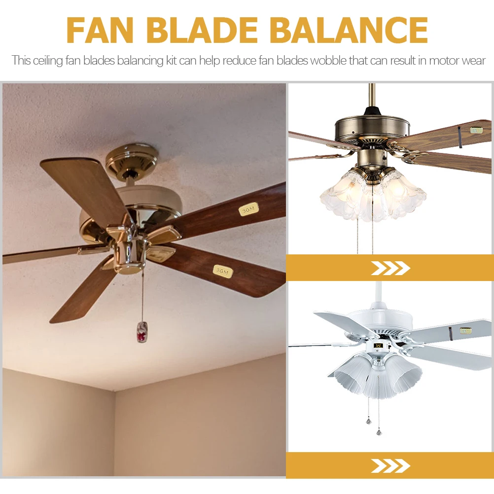 6 Sets Metal Epoxy Ceiling Fan Balancing Kit Universal Clips Self Adhesive Weights Reduce Wobble Noise Portable Lighting Gear
6 Sets Metal Epoxy Ceiling Fan Balancing Kit Universal Clips Self Adhesive Weights Reduce Wobble Noise Portable Lighting Gear