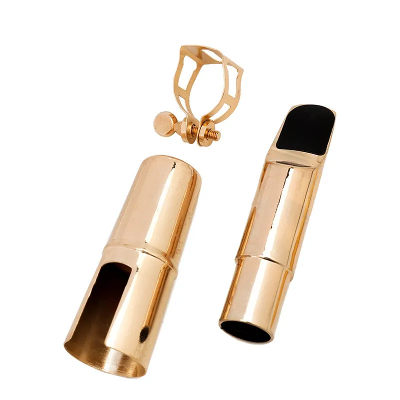 Saxophone Metal Mouthpiece Gold Accessories Upgraded Instrument Mouthpiece
Saxophone Metal Mouthpiece Gold Accessories Upgraded Instrument Mouthpiece