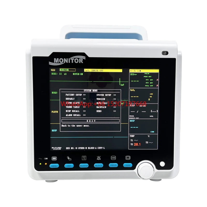 SY-W003 горячая Распродажа pet клинический монитор пациента ECG, многопараметрический Ветеринарный монитор пациента
SY-W003 горячая Распродажа pet клинический монитор пациента ECG, многопараметрический Ветеринарный монитор пациента