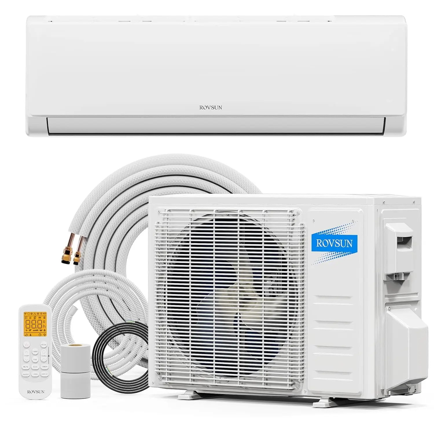 18000 BTU Mini Split AC/Heating System with Inverter, 20 SEER2 Energy Saving 230V Ductless Split-System Air, Customized
18000 BTU Mini Split AC/Heating System with Inverter, 20 SEER2 Energy Saving 230V Ductless Split-System Air, Customized