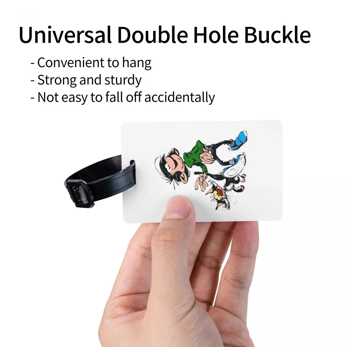 Gaston Lagaffe Luggage Tags Suitcase Accessories Travel Baggage Boarding Tag Label Holder ID Name Address
Gaston Lagaffe Luggage Tags Suitcase Accessories Travel Baggage Boarding Tag Label Holder ID Name Address