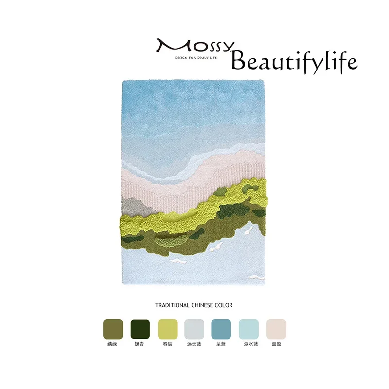 X Handmade Light Luxury Creative Carpet Living Room Coffee Table New Zealand Wool Bedroom Bedside Blanket
X Handmade Light Luxury Creative Carpet Living Room Coffee Table New Zealand Wool Bedroom Bedside Blanket