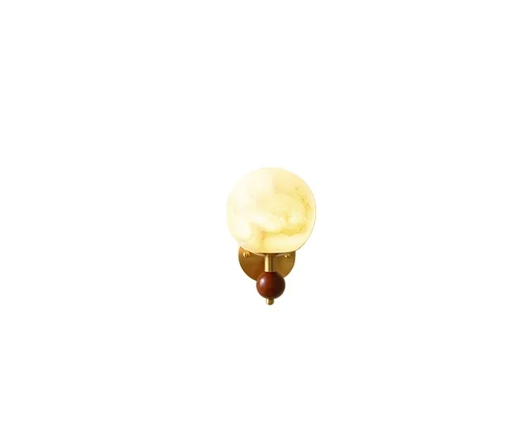 Marble wall lamp bedroom bedside lamp light luxury all copper medieval retro oak living room background wall lamp
Marble wall lamp bedroom bedside lamp light luxury all copper medieval retro oak living room background wall lamp