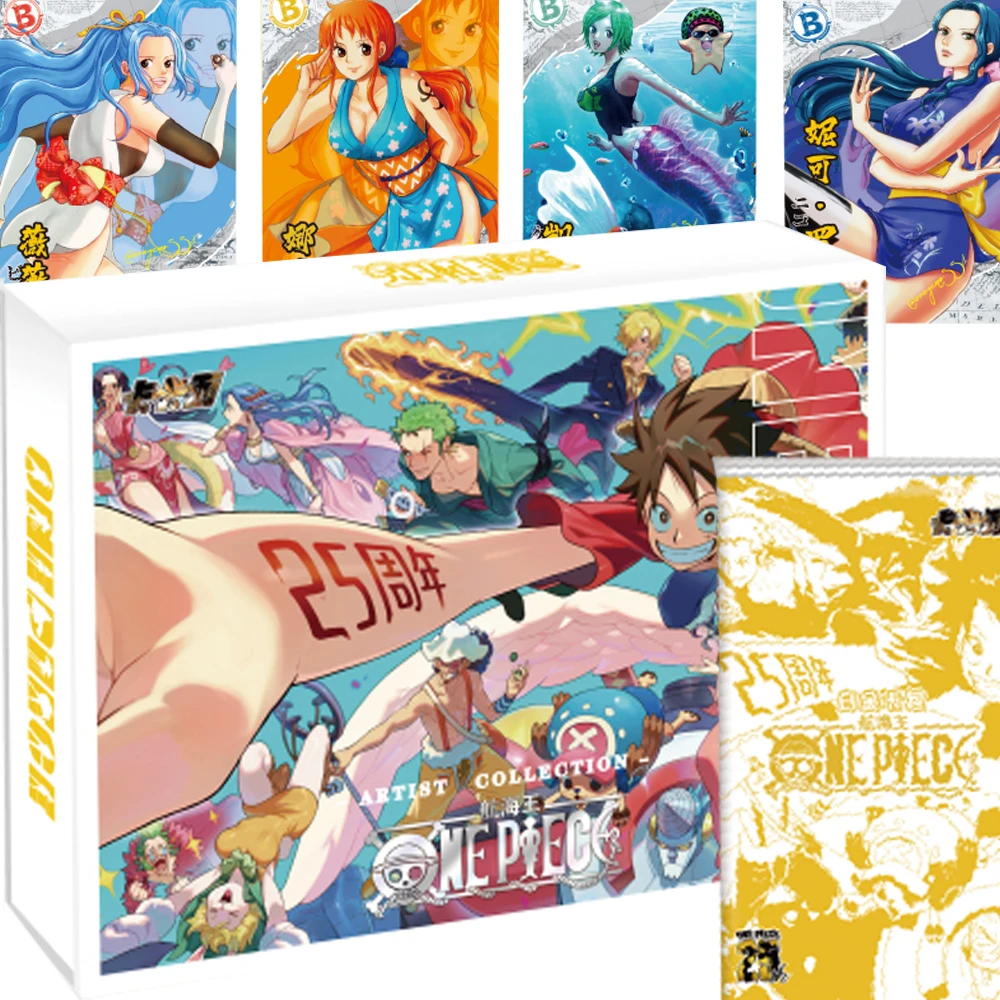 Genuine One Piece Cards Collection 25th Anniversary Edition Anime Characters Dazzling Cool Colorful Comic Card Birthday Gift Toy
Genuine One Piece Cards Collection 25th Anniversary Edition Anime Characters Dazzling Cool Colorful Comic Card Birthday Gift Toy