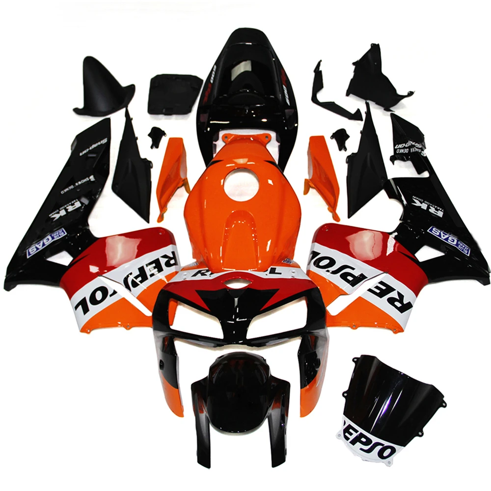 Комплект обтекателей для мотоцикла, подходящий для Cbr600rr 2005-2006, комплект кузовных работ, высокое качество, инъекция ABS A
Комплект обтекателей для мотоцикла, подходящий для Cbr600rr 2005-2006, комплект кузовных работ, высокое качество, инъекция ABS A