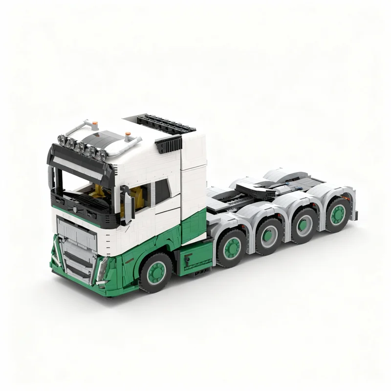 3648 деталей MOC VOLVO FH16 10X4 Грузовик, зеленая техническая модель, конструктор, игрушка для сборки, рождественский подарок, креативная идея, кирпичики для творчества
3648 деталей MOC VOLVO FH16 10X4 Грузовик, зеленая техническая модель, конструктор, игрушка для сборки, рождественский подарок, креативная идея, кирпичики для творчества
