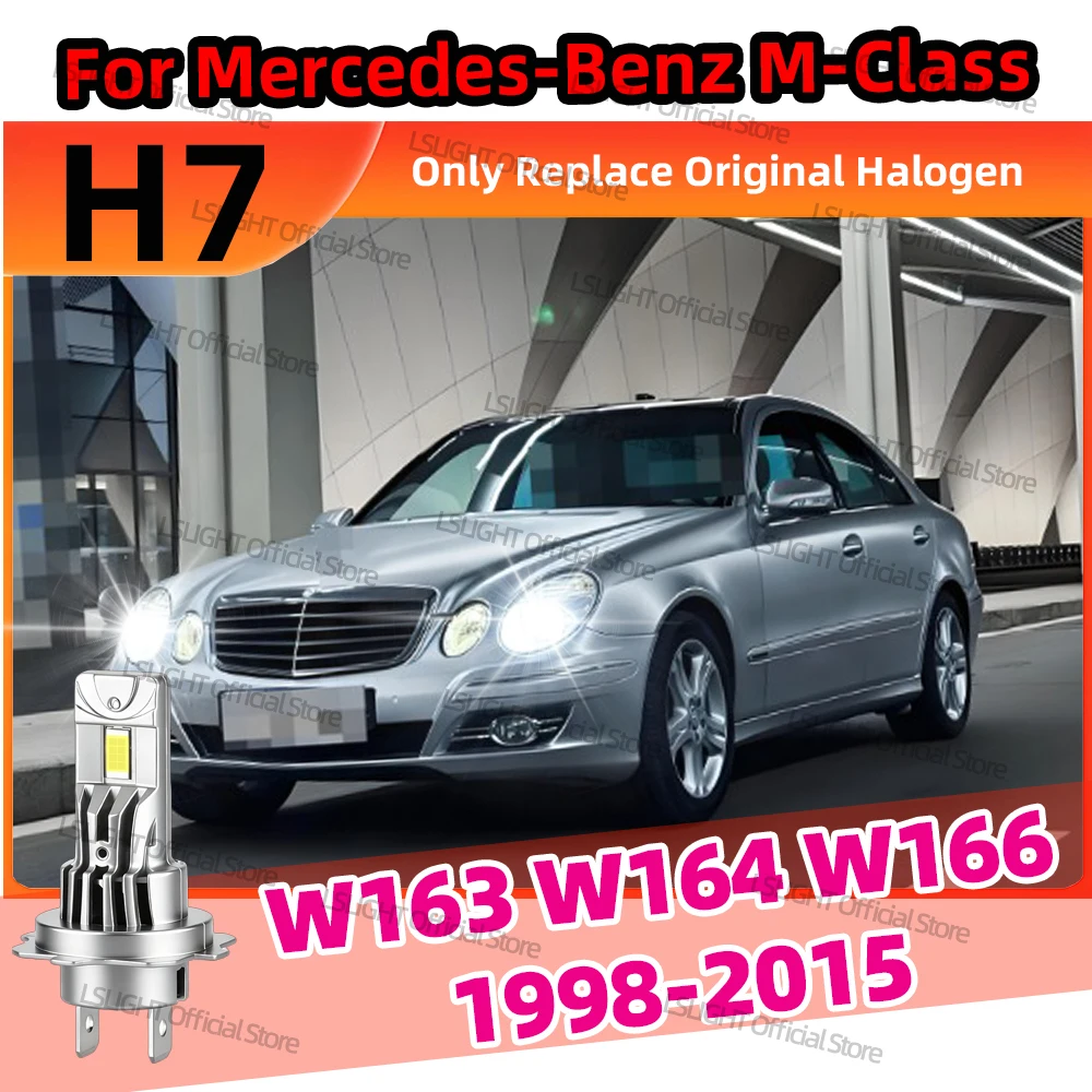 2x H7 LED Headlights 30000LM Lamp Bulb 12V For Mercedes-Benz M-Class W163 W164 W166 1998-2015 2014 2013 2012 2011 2010 2009 2008
2x H7 LED Headlights 30000LM Lamp Bulb 12V For Mercedes-Benz M-Class W163 W164 W166 1998-2015 2014 2013 2012 2011 2010 2009 2008