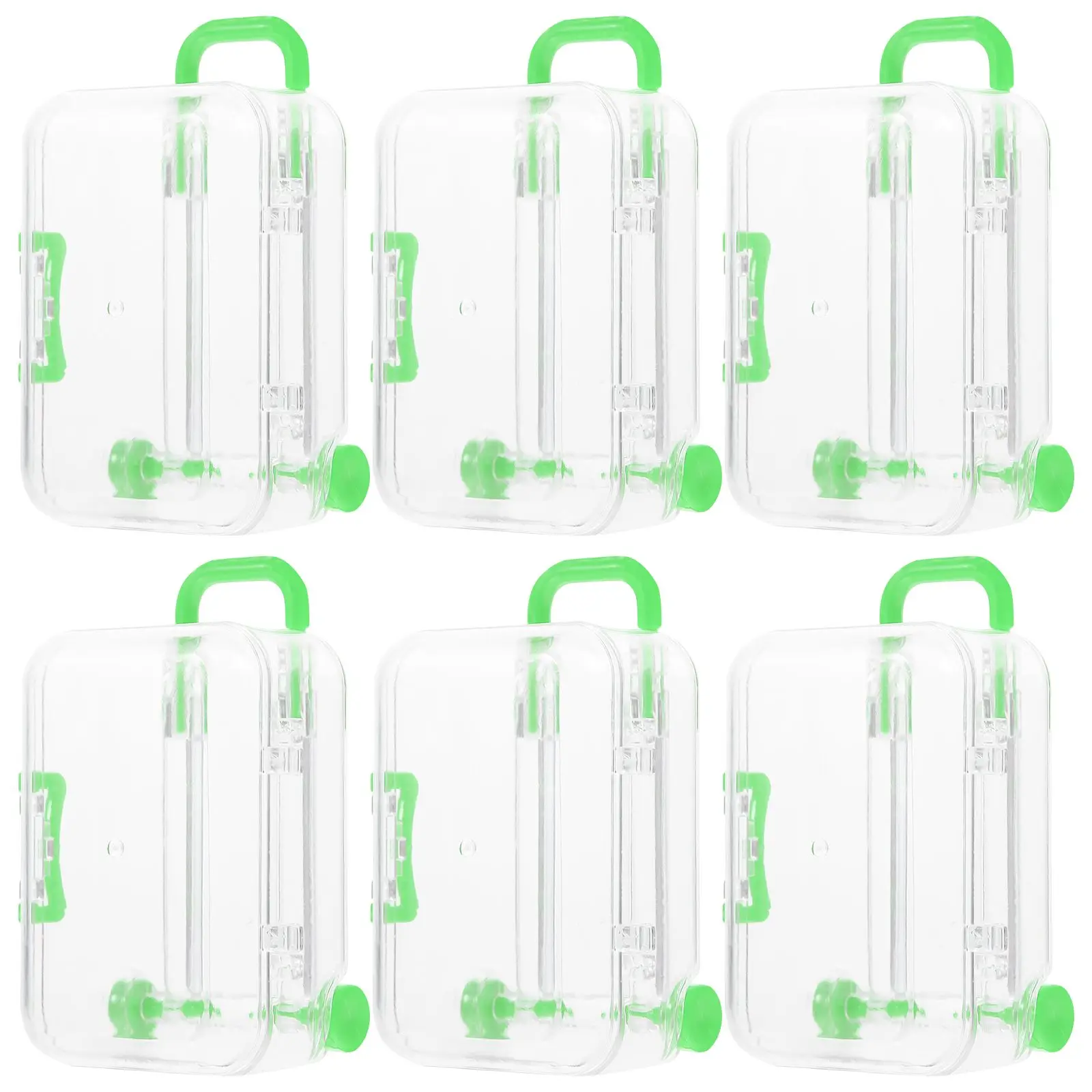 12 Pcs Transparent Trolley Case Mini Boxes Gifts Plastic Bride Party Favors Clear Candy Box Suitcase Style Storage Decorative
12 Pcs Transparent Trolley Case Mini Boxes Gifts Plastic Bride Party Favors Clear Candy Box Suitcase Style Storage Decorative