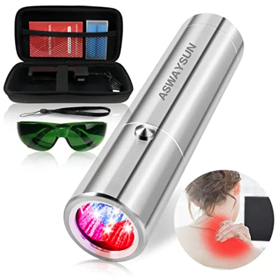 Red Light Therapy Portable Powerful Red Infrared Light Therapy Device w/5 LEDs 5 Wavelengths Blue Light Healing Therapy Torch f
Red Light Therapy Portable Powerful Red Infrared Light Therapy Device w/5 LEDs 5 Wavelengths Blue Light Healing Therapy Torch f