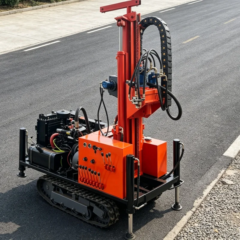 Customized Multifunctional highly-rated small water well drilling rig, high-quality shallow water intake well drilling equipment
Customized Multifunctional highly-rated small water well drilling rig, high-quality shallow water intake well drilling equipment