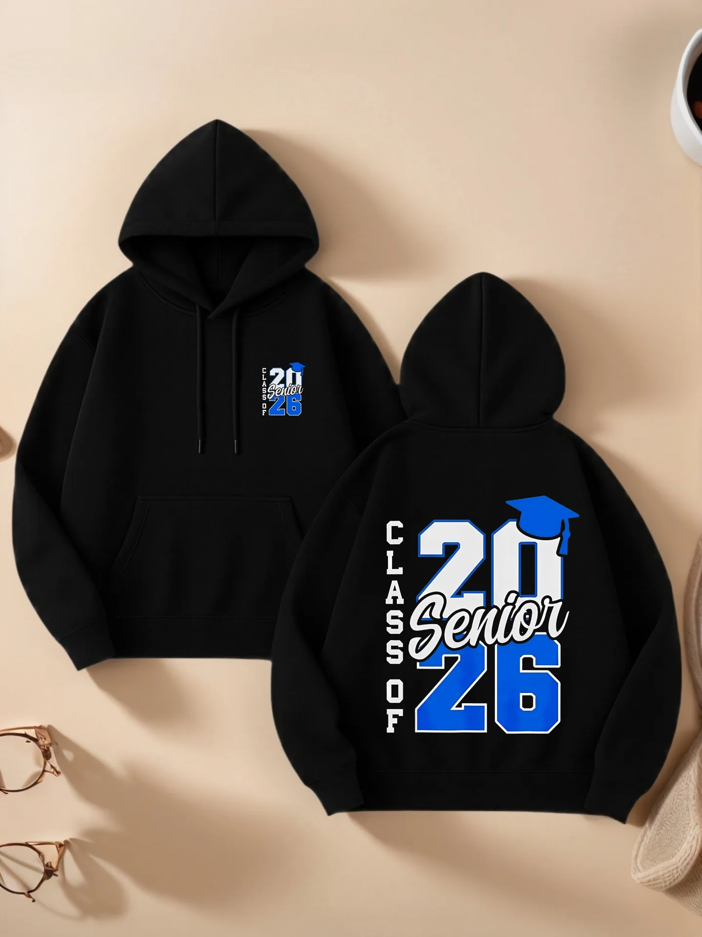 Толстовка с графическим рисунком, принт класса 2026, повседневный эстетический дизайн, на флисовой подкладке, повседневная повседневная одежда, для студентов колледжа
Толстовка с графическим рисунком, принт класса 2026, повседневный эстетический дизайн, на флисовой подкладке, повседневная повседневная одежда, для студентов колледжа