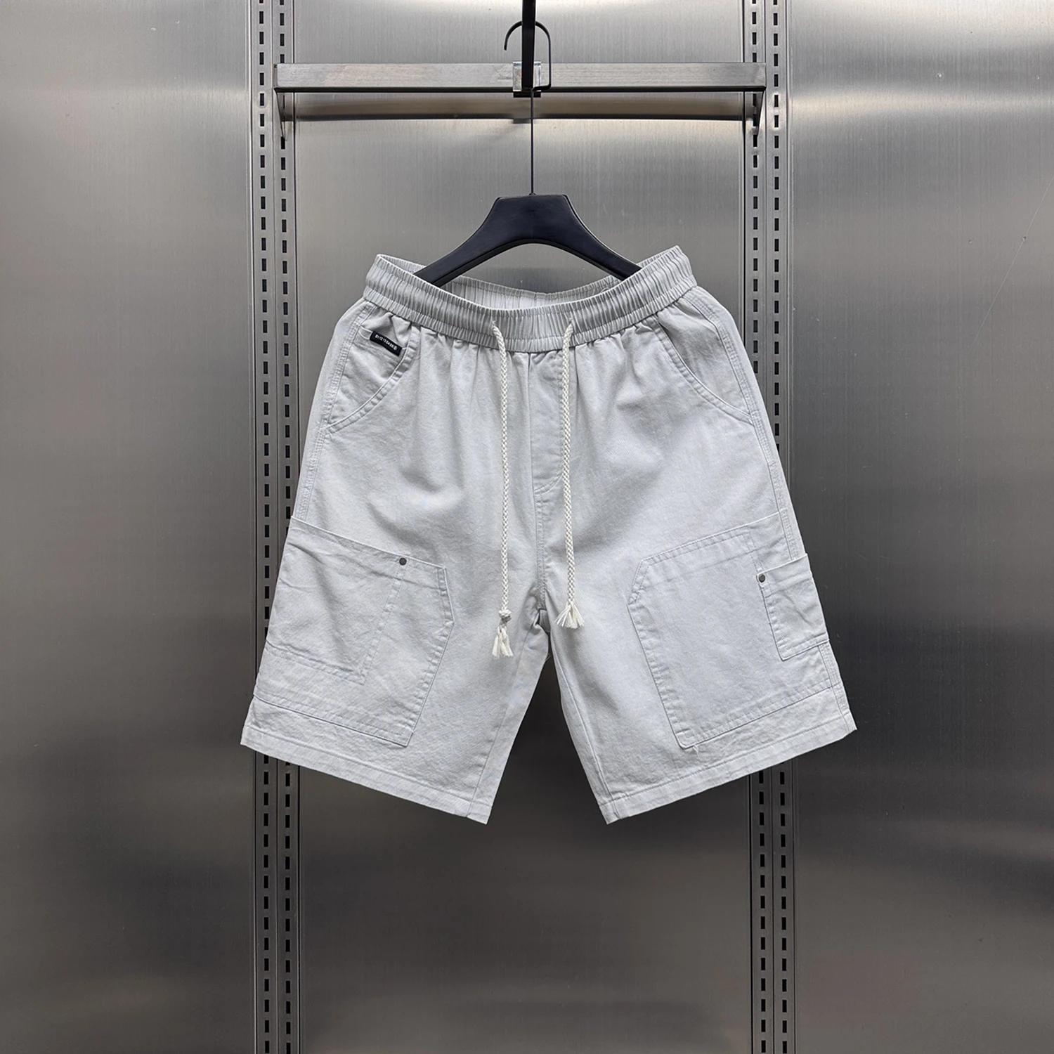 Summer 2025 Trendy Brand Rivet Pure Color Men's Casual Workwear orts Loose Fit Five-Quarter Length Straight Leg Cargo Pants
Summer 2025 Trendy Brand Rivet Pure Color Men's Casual Workwear orts Loose Fit Five-Quarter Length Straight Leg Cargo Pants