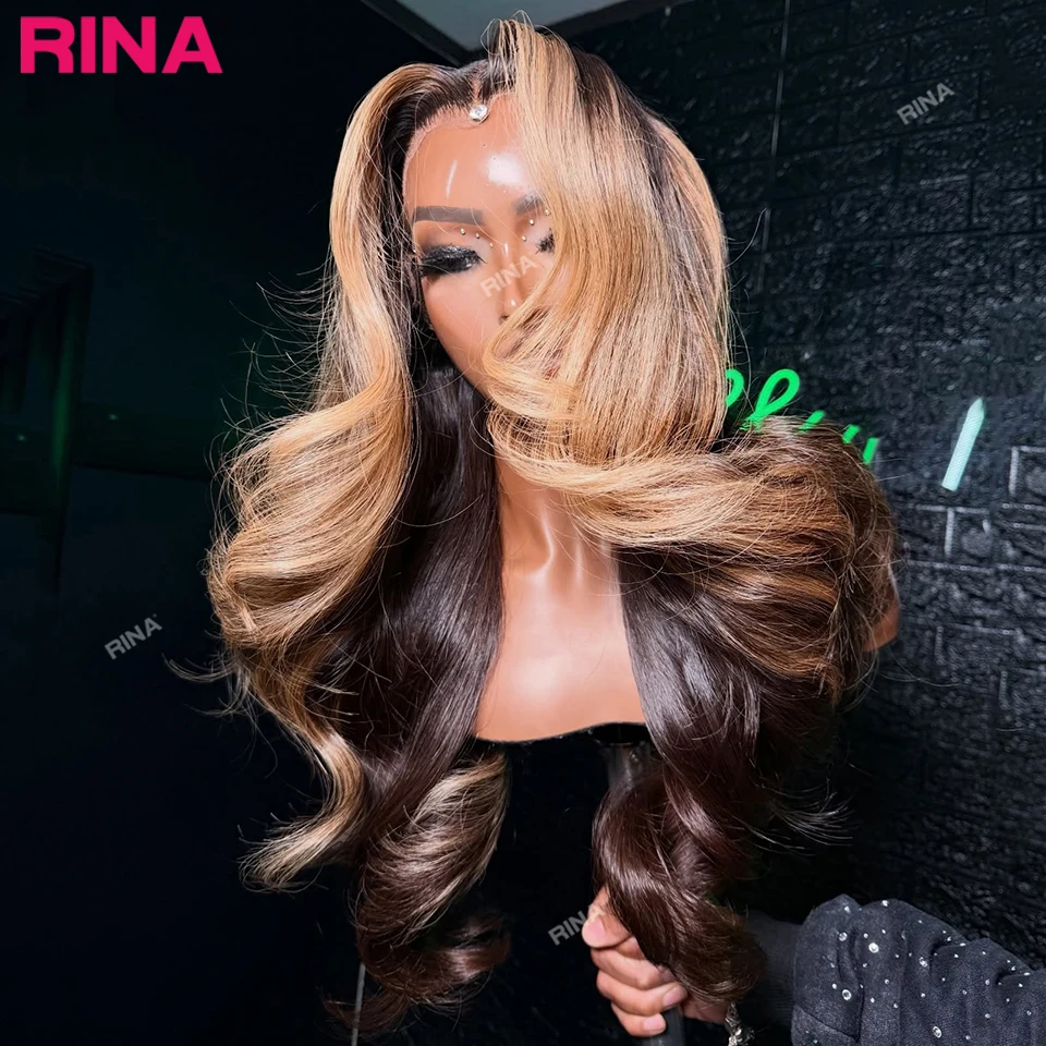 Dark Brown With Blonde Wig Human Hair Body Wave Color Brazilian 13x6 13x4 Lace Frontal Wig Lace Front Human Hair For Women
Dark Brown With Blonde Wig Human Hair Body Wave Color Brazilian 13x6 13x4 Lace Frontal Wig Lace Front Human Hair For Women