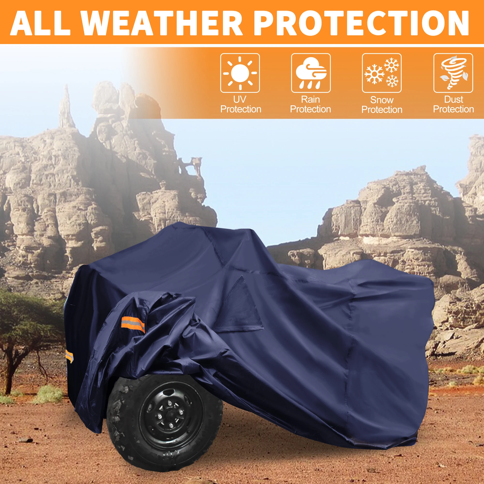 X Autohaux ATV Cover for Polaris Sportsman 450/570 Waterproof 4 Wheelers Quad Cover Outdoor Sun Rain Storage Protection
X Autohaux ATV Cover for Polaris Sportsman 450/570 Waterproof 4 Wheelers Quad Cover Outdoor Sun Rain Storage Protection