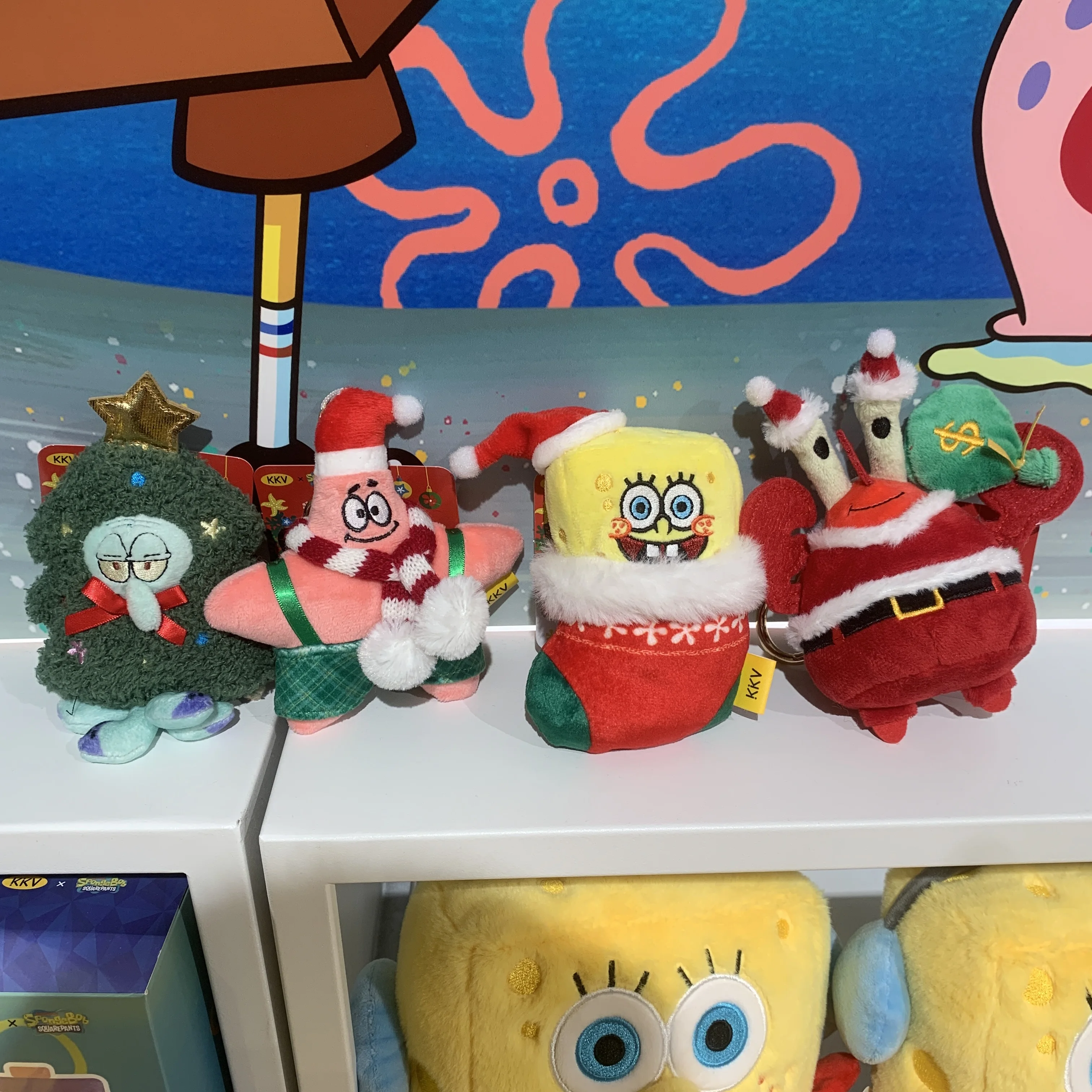 Christmas SpongeBob Plush Keychain Dreamy Holiday Season Keyring Soft Stuffed Gift for Fans Boys Girls Collection
Christmas SpongeBob Plush Keychain Dreamy Holiday Season Keyring Soft Stuffed Gift for Fans Boys Girls Collection