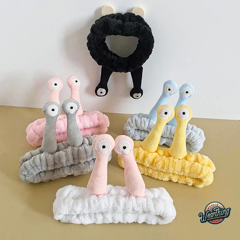 Cute Fluffy Animal Big Eye Snail Headbands Soft Coral Fleece Elastic Hair Band For Women Washing Face Makeup Cosmetic
Cute Fluffy Animal Big Eye Snail Headbands Soft Coral Fleece Elastic Hair Band For Women Washing Face Makeup Cosmetic