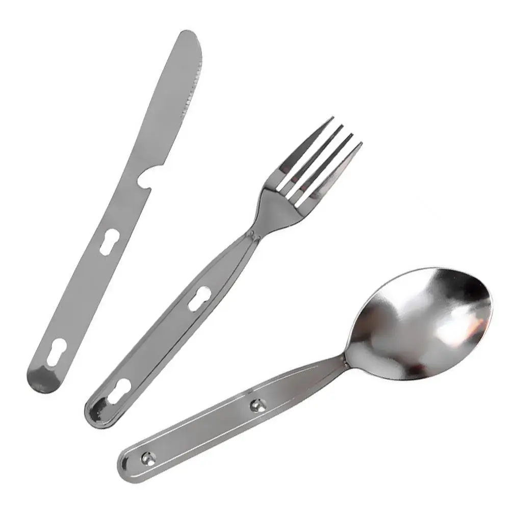 Camping Tableware Set Stainless Steel Portable Cutlery Foldable Spoon Fork Durable Wear Resistant Outdoor Picnic Hiking Gear
Camping Tableware Set Stainless Steel Portable Cutlery Foldable Spoon Fork Durable Wear Resistant Outdoor Picnic Hiking Gear