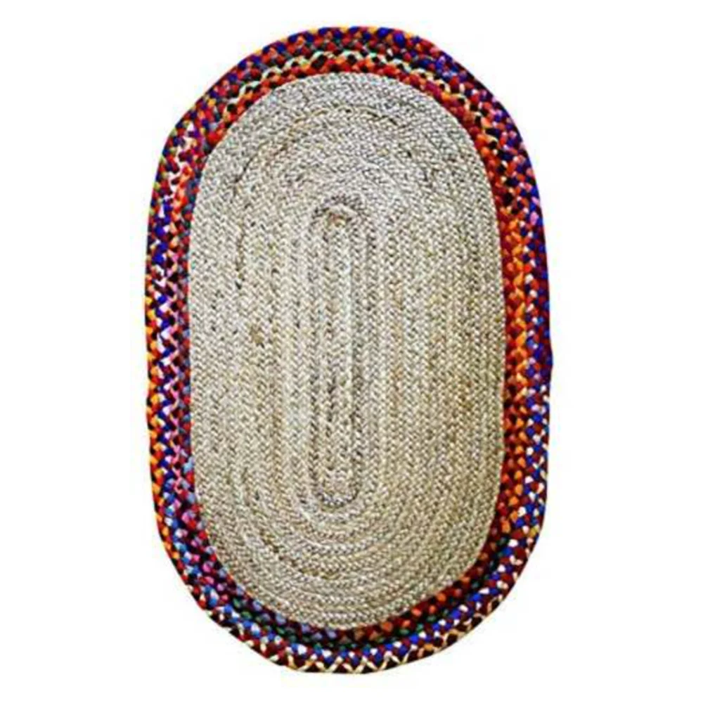 Handmade Jute Cotton Carpets for Living Room Chindi Oval Rug Braided Oval Rug Multi Color Rugs for Bedroom
Handmade Jute Cotton Carpets for Living Room Chindi Oval Rug Braided Oval Rug Multi Color Rugs for Bedroom