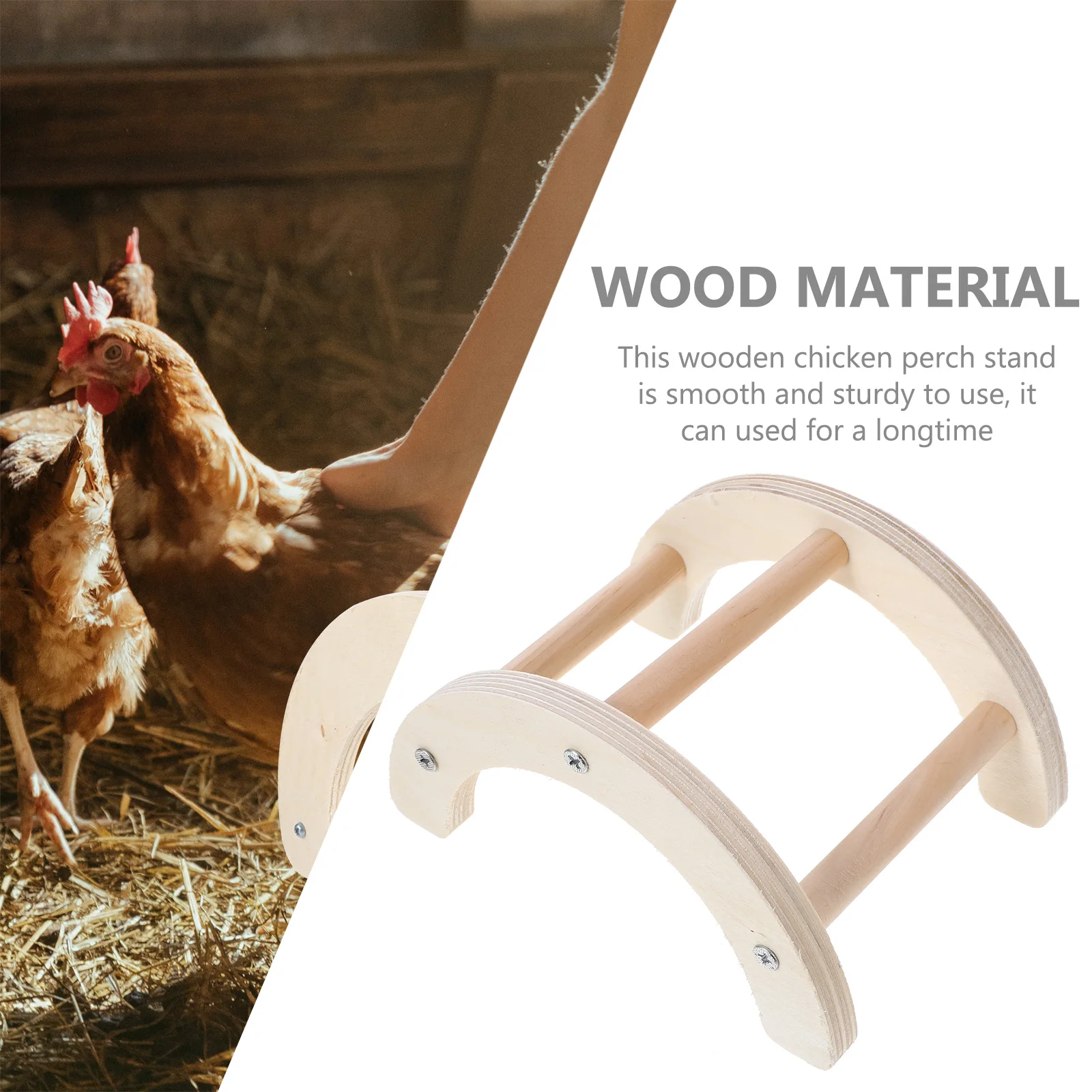 4pcs Chicken Training Arch Bridge Wooden Perch Stand for Birds Chickens Roosting Pet Parrot Cage Durable Outdoor Indoor Bird
4pcs Chicken Training Arch Bridge Wooden Perch Stand for Birds Chickens Roosting Pet Parrot Cage Durable Outdoor Indoor Bird