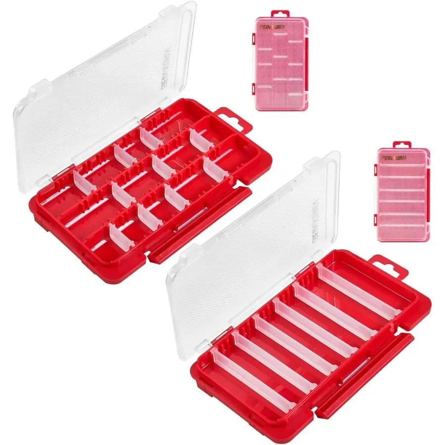 Small Flat Storage Parts Organizer 2Pcs Red Portable Transparent Plastic Small Parts Tool Box with Removable Dividers for Effic
Small Flat Storage Parts Organizer 2Pcs Red Portable Transparent Plastic Small Parts Tool Box with Removable Dividers for Effic