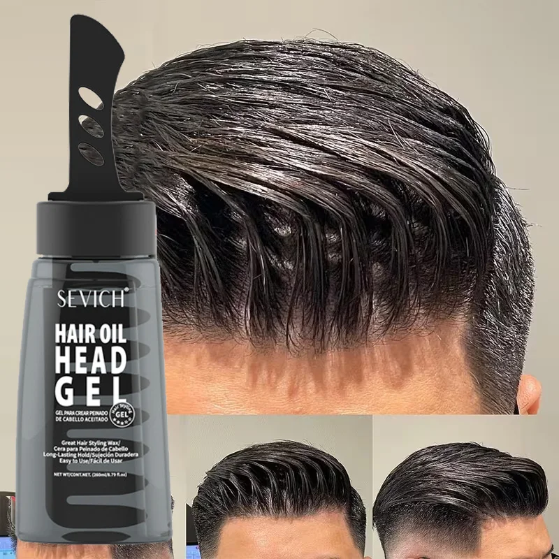 2 in 1 Men's Hair Styling Gel With Wide Tooth Comb Long-lasting Fluffy Hair Styling Oil Styling Cream Strong Hold & Shine
2 in 1 Men's Hair Styling Gel With Wide Tooth Comb Long-lasting Fluffy Hair Styling Oil Styling Cream Strong Hold & Shine