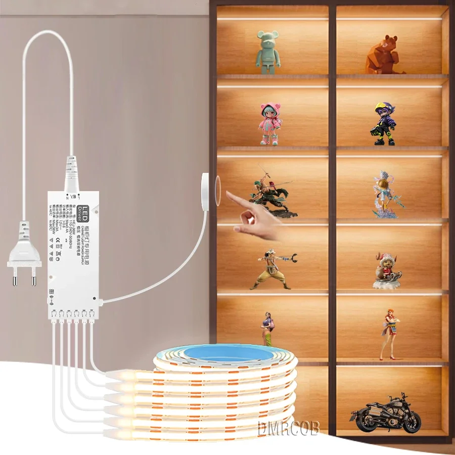 COB LED Strip 220v/110V Kitchen LED Under Cabinet for closet Light Wood Penetrable Touch Switch Motion sensing sensor
COB LED Strip 220v/110V Kitchen LED Under Cabinet for closet Light Wood Penetrable Touch Switch Motion sensing sensor