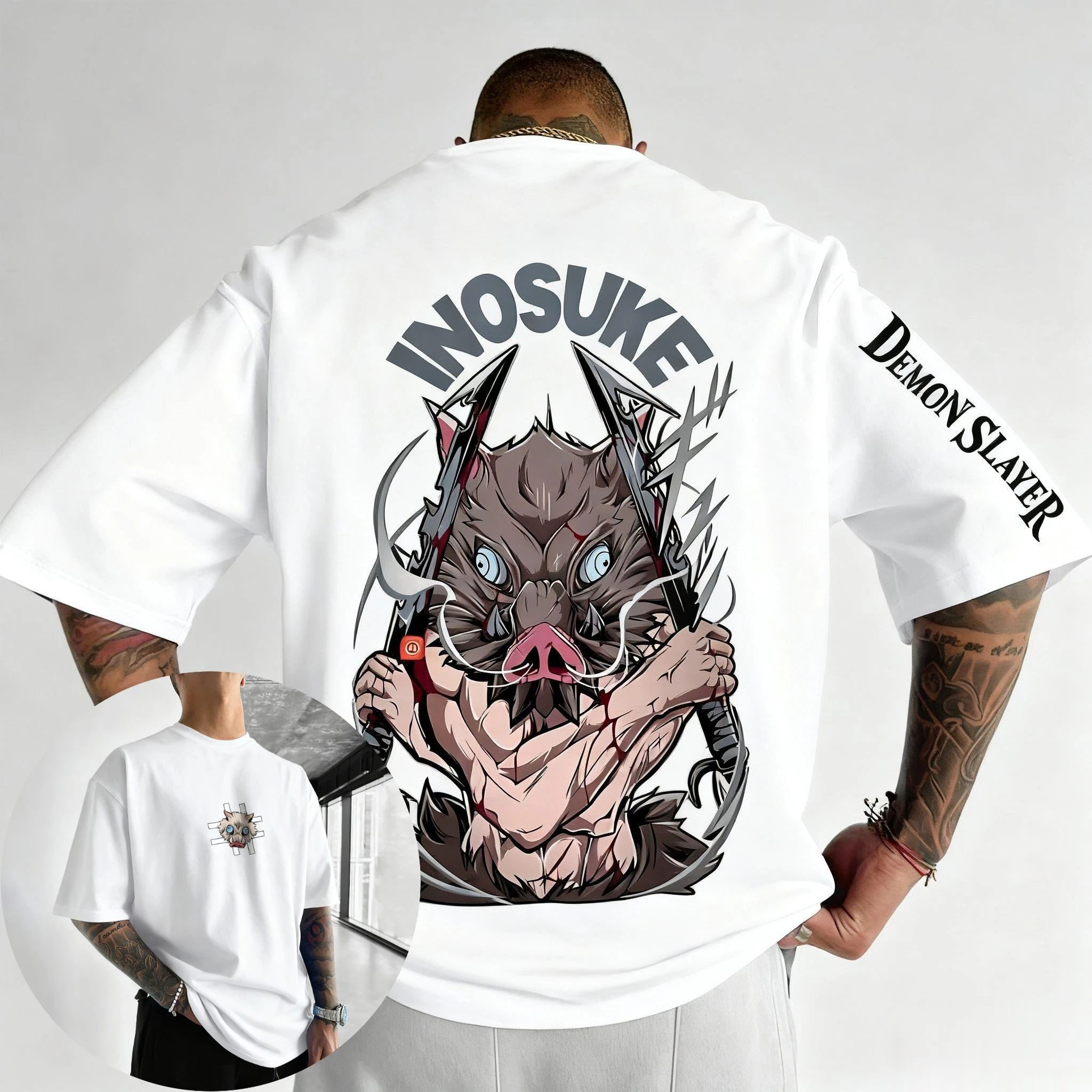 Хлопковая футболка Inosuke с графическим принтом, уличная одежда, повседневная мода, винтажный стиль
Хлопковая футболка Inosuke с графическим принтом, уличная одежда, повседневная мода, винтажный стиль