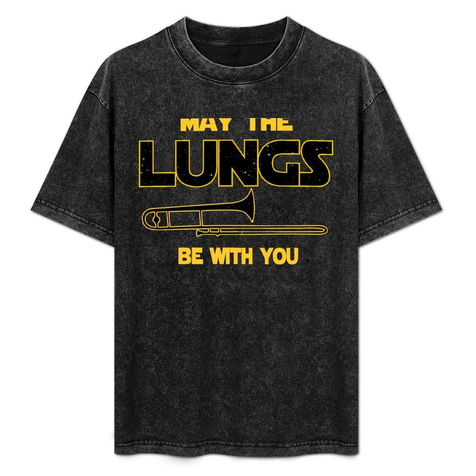 Trombone T shirt - May The Lungs Be With You T-Shirt Retro Graphic Print T-Shirt
Trombone T shirt - May The Lungs Be With You T-Shirt Retro Graphic Print T-Shirt