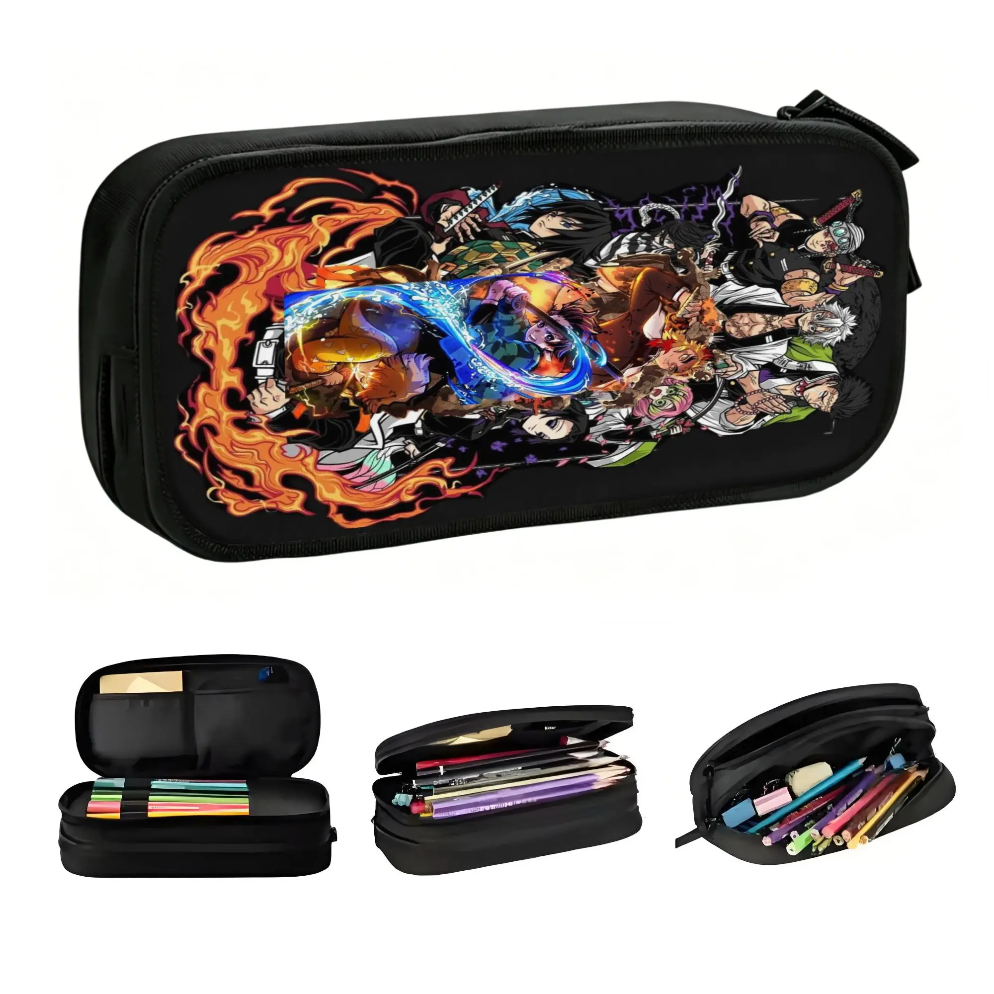 Custom Demon Slayers Kawaii Pencil Cases Girls Boys Large Capacity Anime Pencil Box Student School
Custom Demon Slayers Kawaii Pencil Cases Girls Boys Large Capacity Anime Pencil Box Student School