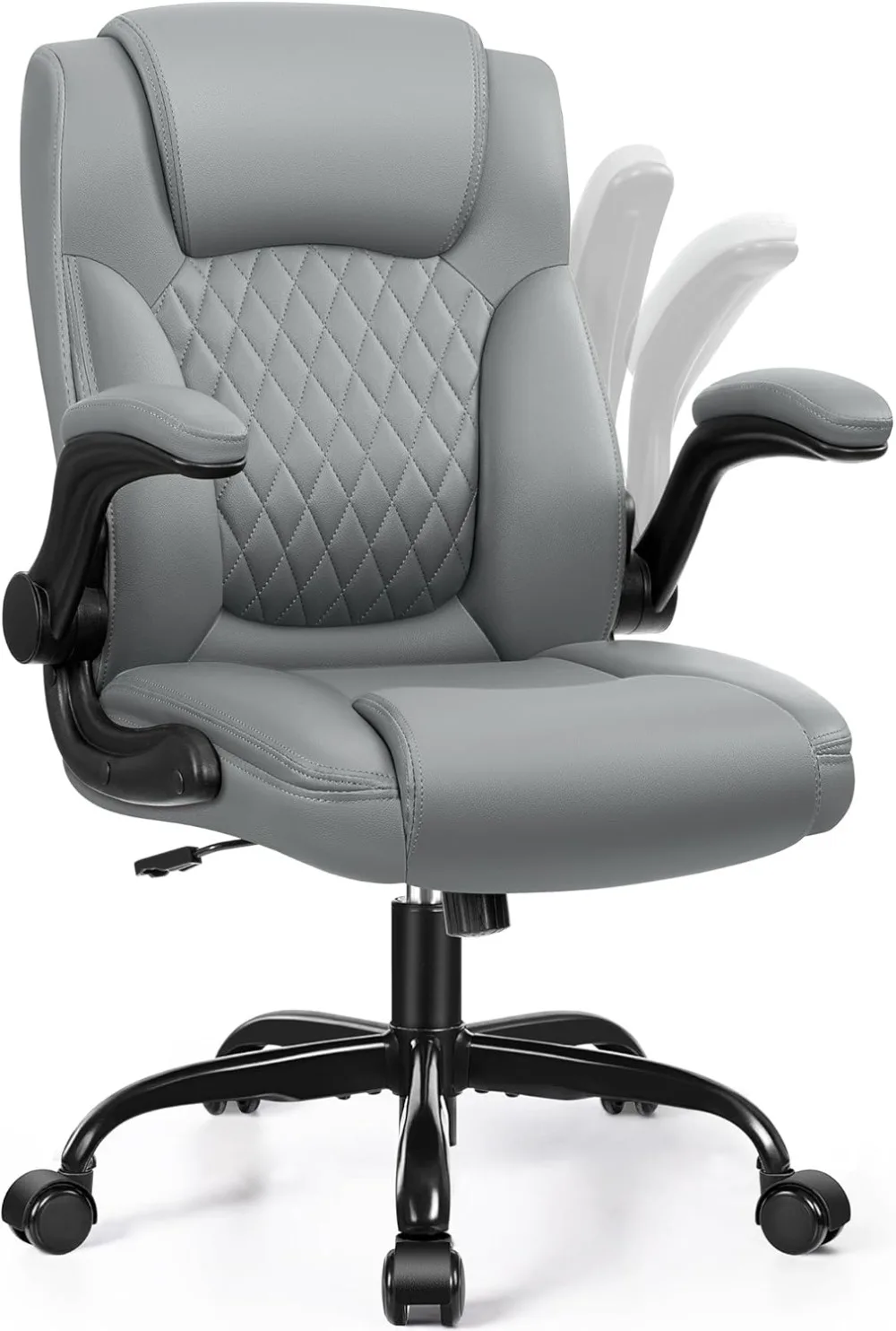 PU leather office chair, ergonomic design, 360° swivel, adjustable height, gaming chair with wheels, suitable for short people
PU leather office chair, ergonomic design, 360° swivel, adjustable height, gaming chair with wheels, suitable for short people