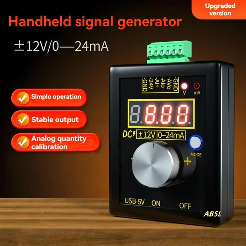 SG-002 Analog Voltage And Current Signal Generator 0-24Ma Current Transmitter Electronic Measuring Instruments
SG-002 Analog Voltage And Current Signal Generator 0-24Ma Current Transmitter Electronic Measuring Instruments