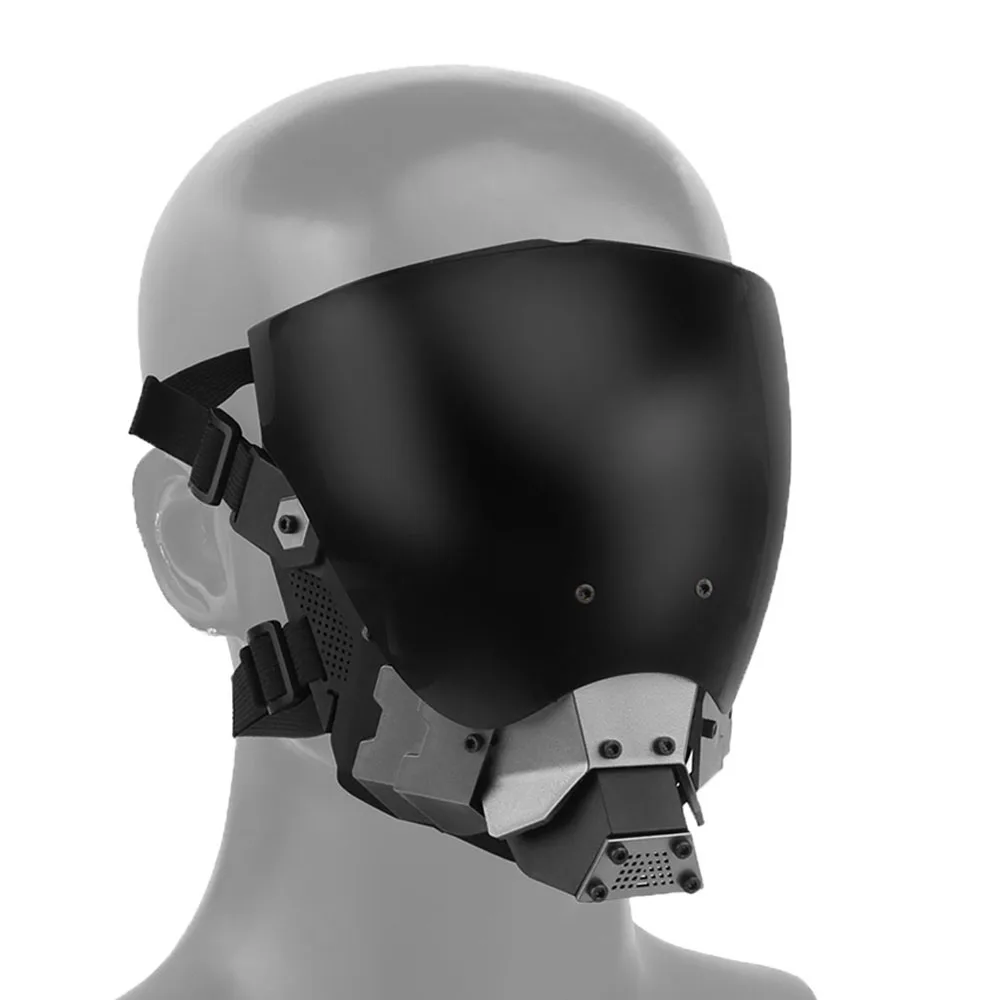 CS Tactical Mask Full Face Cyberpunk Breathable Cover Double Sided Anti-fog Lenses Airsoft Paintball Wargame Protective Gear
CS Tactical Mask Full Face Cyberpunk Breathable Cover Double Sided Anti-fog Lenses Airsoft Paintball Wargame Protective Gear