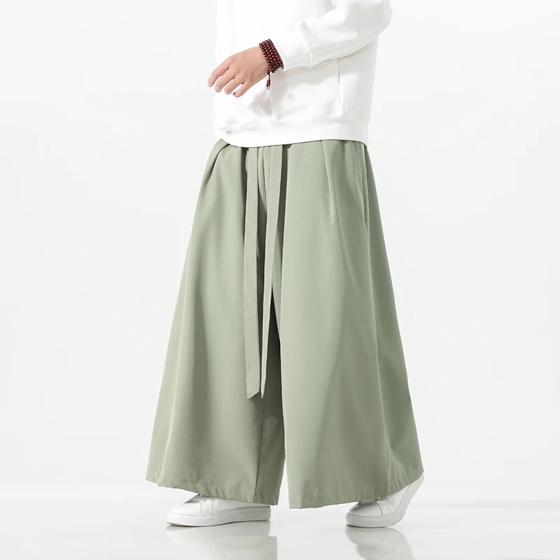 2026 Spring Summer Men Bottoms Ice Silk Cool Wide Leg Pants Men Chinese Style Streetwear Loose Pants Man Black Harajuku Trousers
2026 Spring Summer Men Bottoms Ice Silk Cool Wide Leg Pants Men Chinese Style Streetwear Loose Pants Man Black Harajuku Trousers