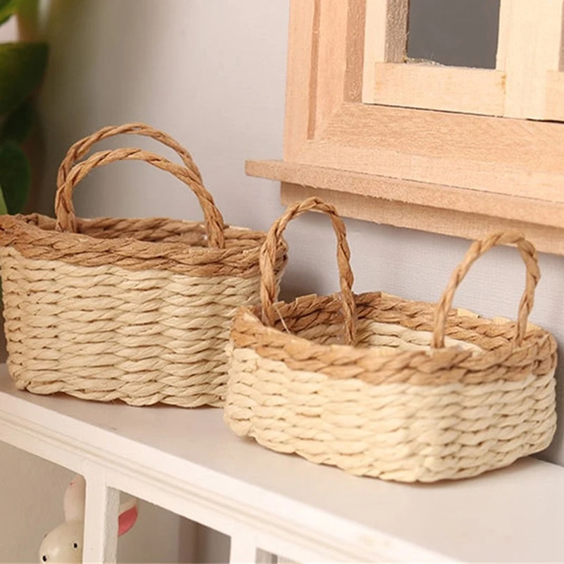 1:12 Dollhouse Miniature Storage Basket Vegetable Food Woven Frame Kitchen Model Decor Toy Doll House Accessories
1:12 Dollhouse Miniature Storage Basket Vegetable Food Woven Frame Kitchen Model Decor Toy Doll House Accessories