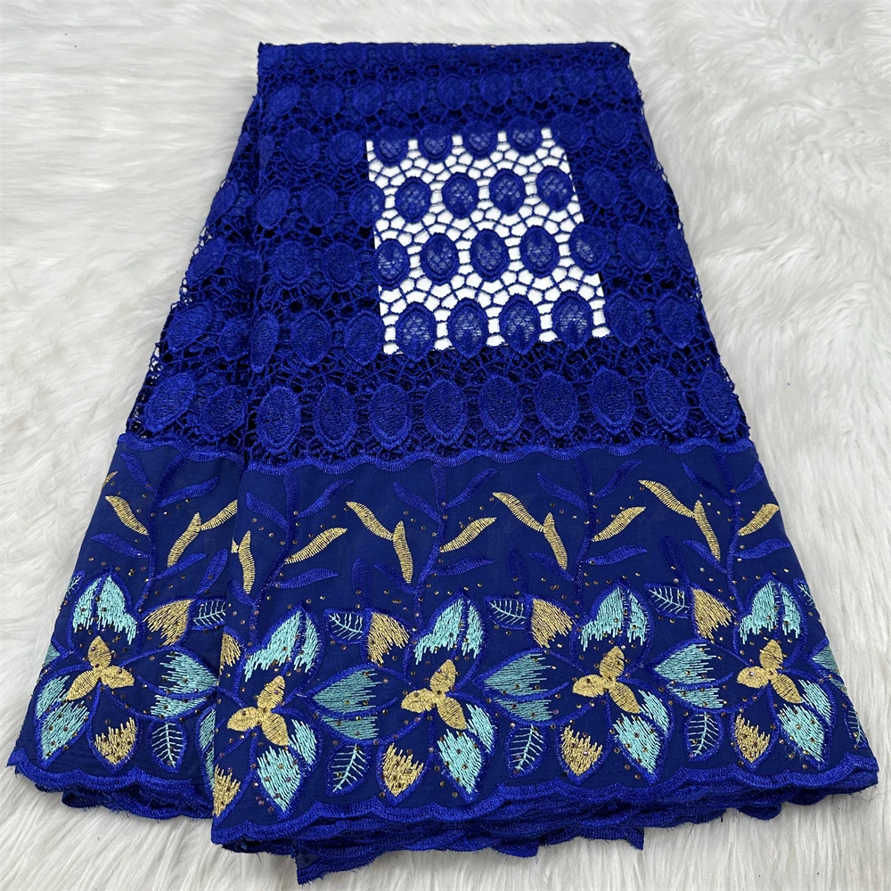 Swiss Voile Lace Guipure Embroidery With Stones French Cord Lace Floral For Women Party Dress 5 Yards
Swiss Voile Lace Guipure Embroidery With Stones French Cord Lace Floral For Women Party Dress 5 Yards