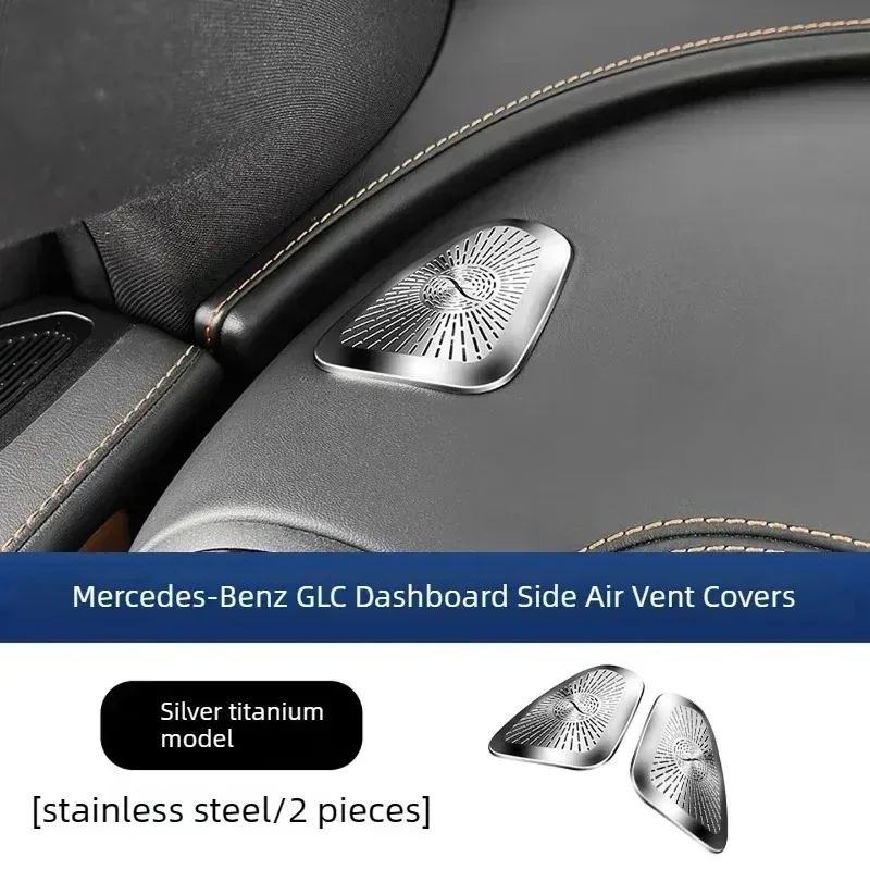 For 2025 Mercedes GLC-Class GLC300L/GLC260L, Dashboard Side Air Vent Protective Covers, Interior Decor Accessories
For 2025 Mercedes GLC-Class GLC300L/GLC260L, Dashboard Side Air Vent Protective Covers, Interior Decor Accessories