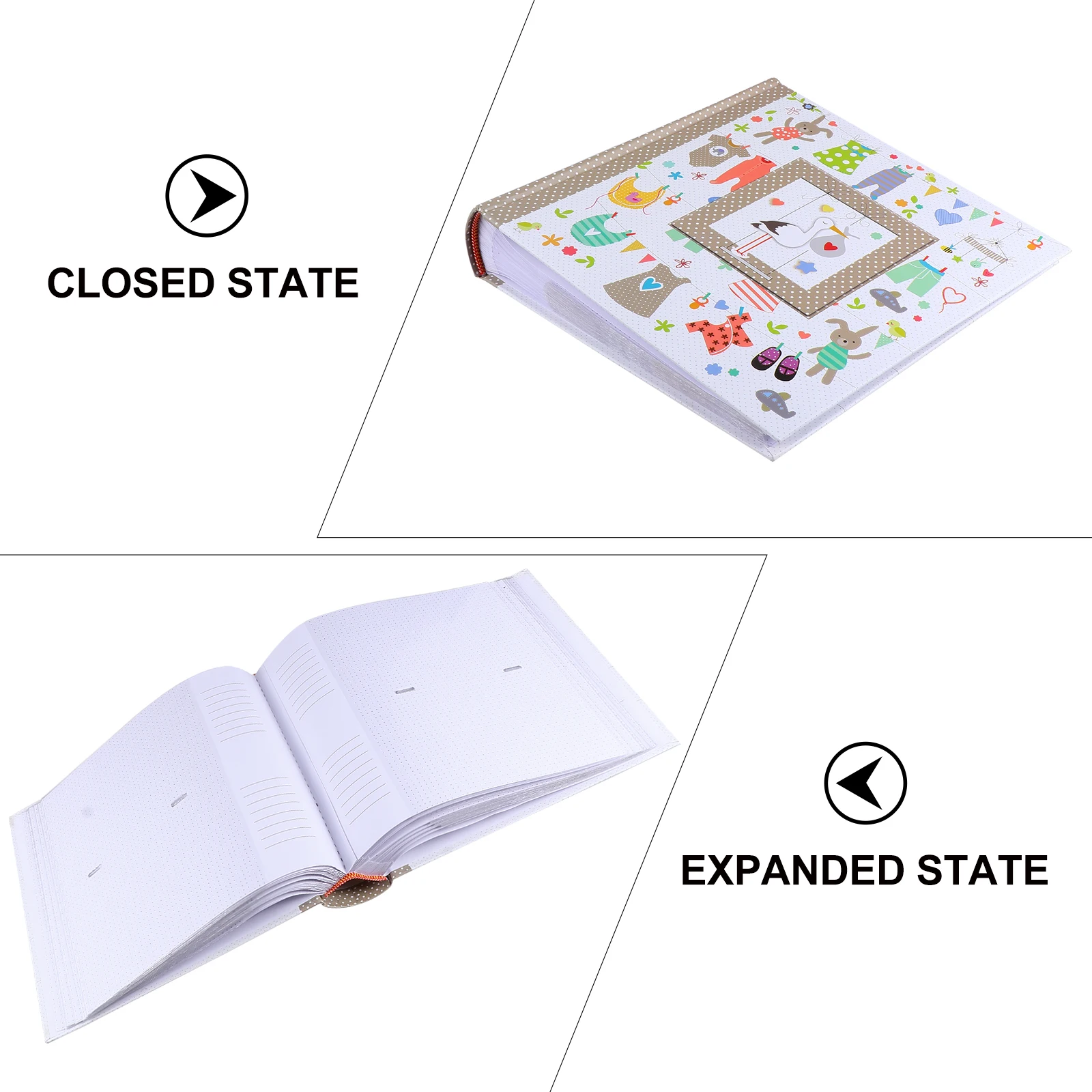 Cartoon Photo Album Kids Baby Book H made Travel DIY Album Graduation Wedding Family Photos Small Light Long Lasting
Cartoon Photo Album Kids Baby Book H made Travel DIY Album Graduation Wedding Family Photos Small Light Long Lasting