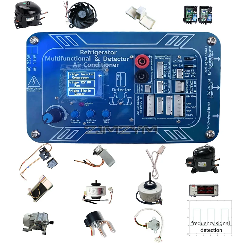 Multifunction Refrigerator Air Conditioner Diagnostic Tool with Compressor Inverter Board Fan Damper Solenoid Valve Electric Val
Multifunction Refrigerator Air Conditioner Diagnostic Tool with Compressor Inverter Board Fan Damper Solenoid Valve Electric Val