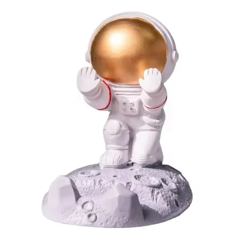 New Arrivals Factory wholesale handmade astronaut mobile phone holder Spaceman Creative Gift Ornaments home decoration for phone
New Arrivals Factory wholesale handmade astronaut mobile phone holder Spaceman Creative Gift Ornaments home decoration for phone