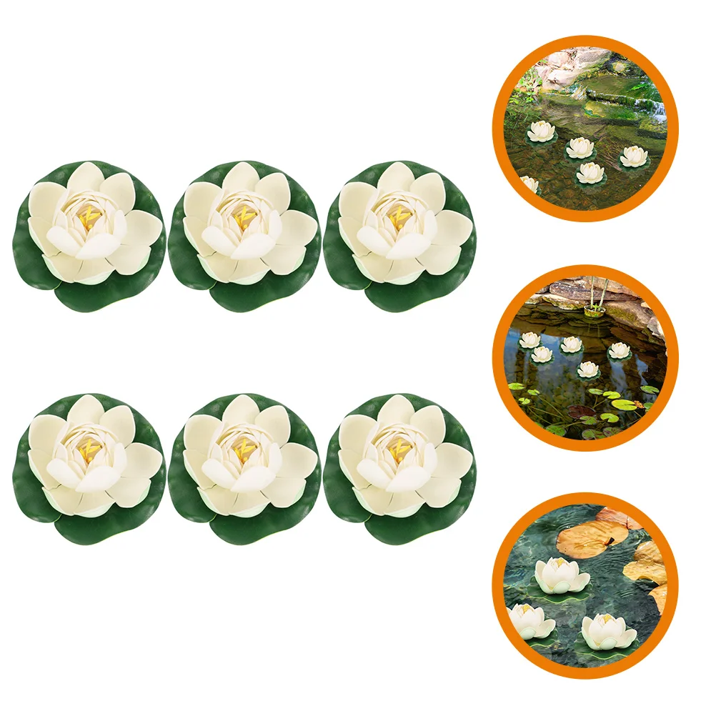 5 Pcs 10cm Half Open Artificial Floating Lotus Flowers Foam Pond Pool Garden Decor Simulation Leaf Reusable
5 Pcs 10cm Half Open Artificial Floating Lotus Flowers Foam Pond Pool Garden Decor Simulation Leaf Reusable