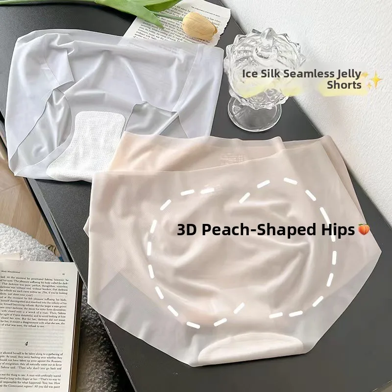 Summer Women's Thin Seamless Briefs mid Rise Underwear Breathable Ice Silk Color Ladies Panties Comfortable Innerwear
Summer Women's Thin Seamless Briefs mid Rise Underwear Breathable Ice Silk Color Ladies Panties Comfortable Innerwear