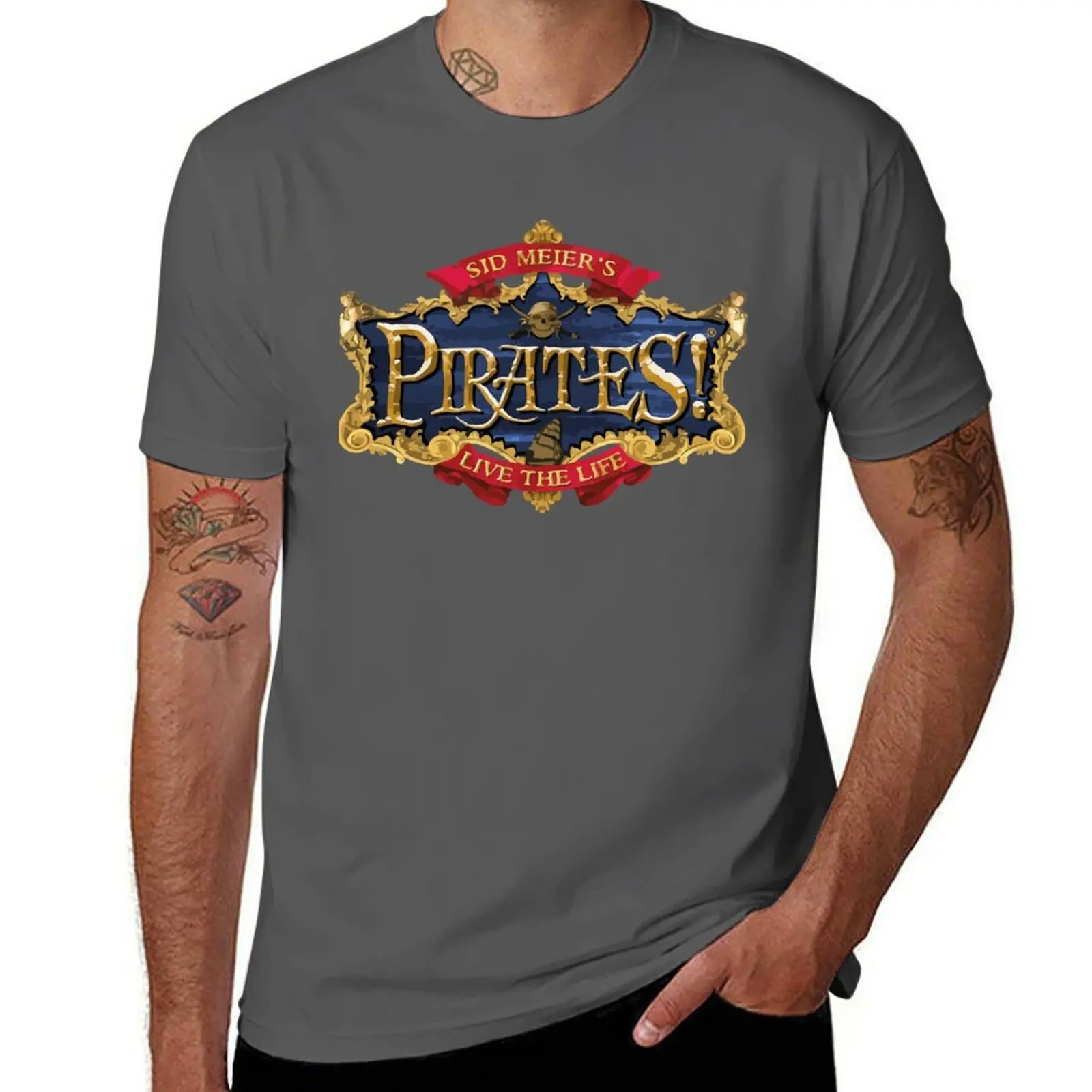 Pirates! Sid Meier's T-Shirt Sweat Resistant Workout Tee Shirt
Pirates! Sid Meier's T-Shirt Sweat Resistant Workout Tee Shirt