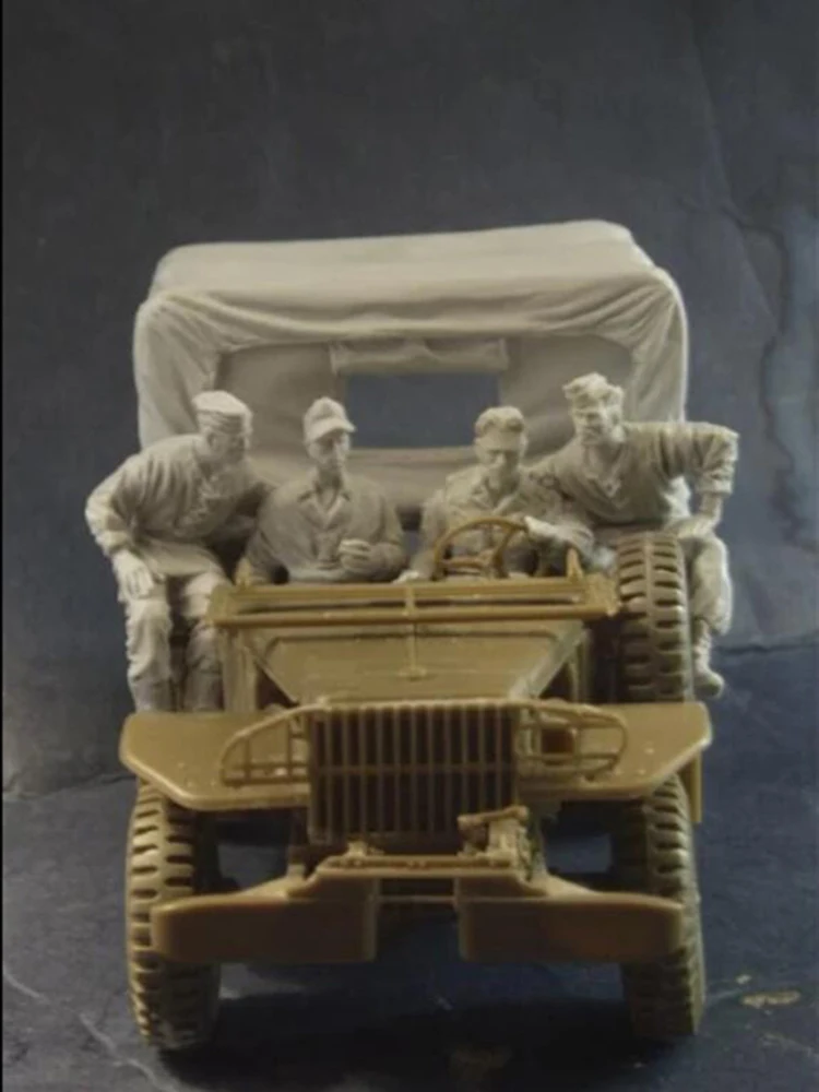 Resin soldier 1/35 ancient 4 soldier Crew for Captured (with Canopy ) Model Unassambled Unpainted Figure Building Kit
Resin soldier 1/35 ancient 4 soldier Crew for Captured (with Canopy ) Model Unassambled Unpainted Figure Building Kit