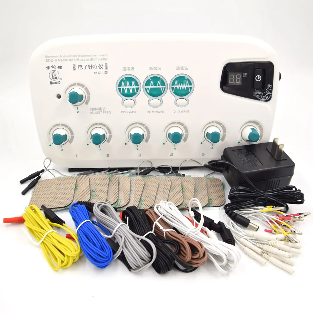 6 Output Channel TENS Machine.Health Multi-functional Acupuncture Stimulation Acupuncture Massage Needles Stimulator
6 Output Channel TENS Machine.Health Multi-functional Acupuncture Stimulation Acupuncture Massage Needles Stimulator