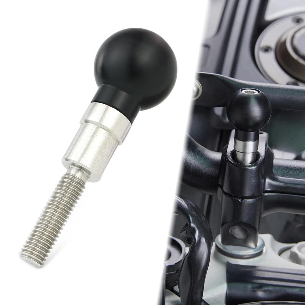 For RAM Mount Phone Holder Bracket Motorcycle Handlebar Top Clamp Base GPS Mount 1 inch/ 25mm Ball Head Adapter to M8 Screw
For RAM Mount Phone Holder Bracket Motorcycle Handlebar Top Clamp Base GPS Mount 1 inch/ 25mm Ball Head Adapter to M8 Screw