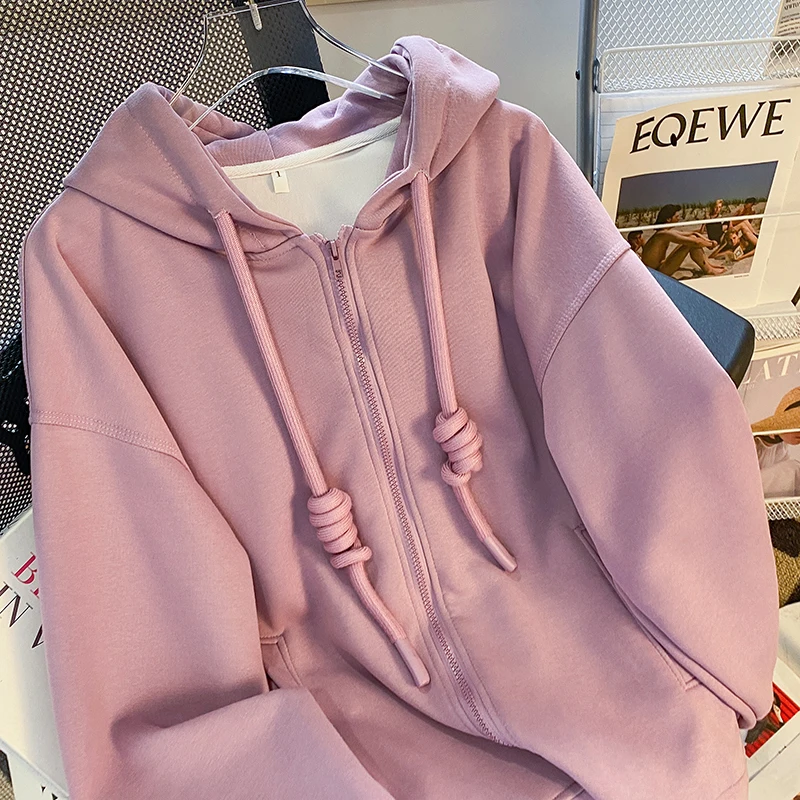 Women's Sweatshirts Hoodies Solid Loose Casual Hooded Female Tops Lady Coat Medium Length Overcoat Spring Autumn 2023
Women's Sweatshirts Hoodies Solid Loose Casual Hooded Female Tops Lady Coat Medium Length Overcoat Spring Autumn 2023