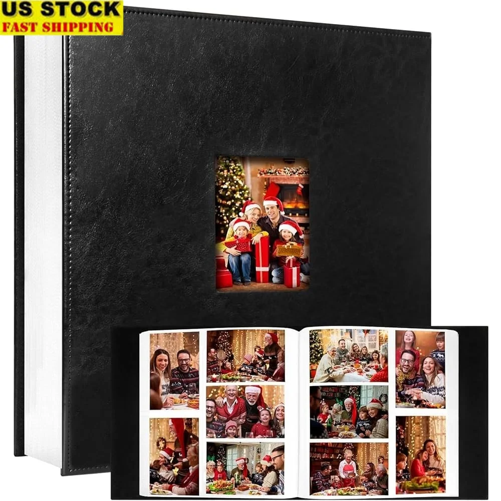 1000 Pockets Leather Photo Album Large Capacity Extra Durable Safe Keepsake Wedding Family Storage DIY Cover Display
1000 Pockets Leather Photo Album Large Capacity Extra Durable Safe Keepsake Wedding Family Storage DIY Cover Display