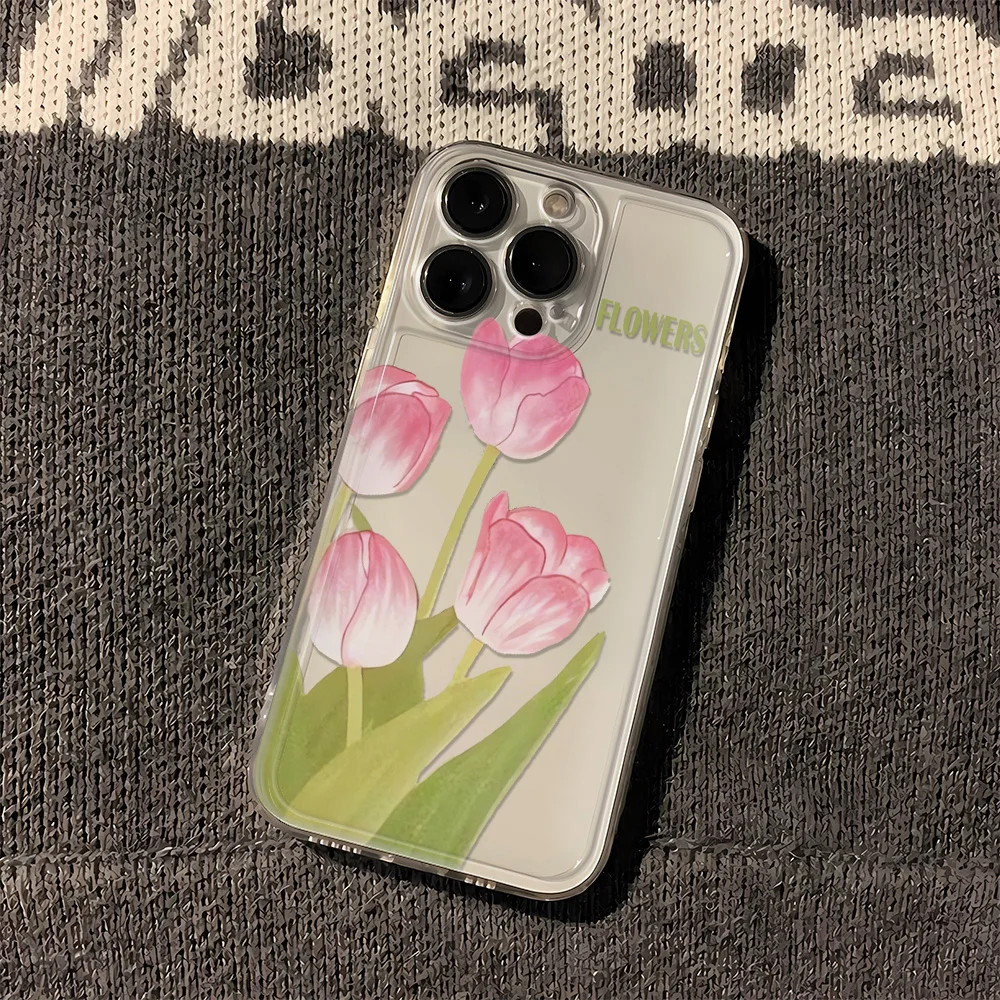 Tulip Classic Pattern Phone Case For IPhone 16 15 14 13 12 11 Pro Max 16e 8 7 Plus XR XS X SE Shockproof Clear Soft Cover
Tulip Classic Pattern Phone Case For IPhone 16 15 14 13 12 11 Pro Max 16e 8 7 Plus XR XS X SE Shockproof Clear Soft Cover